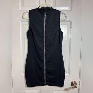 Bebe black  Sleeveless Dress with Zipper by Express Size M